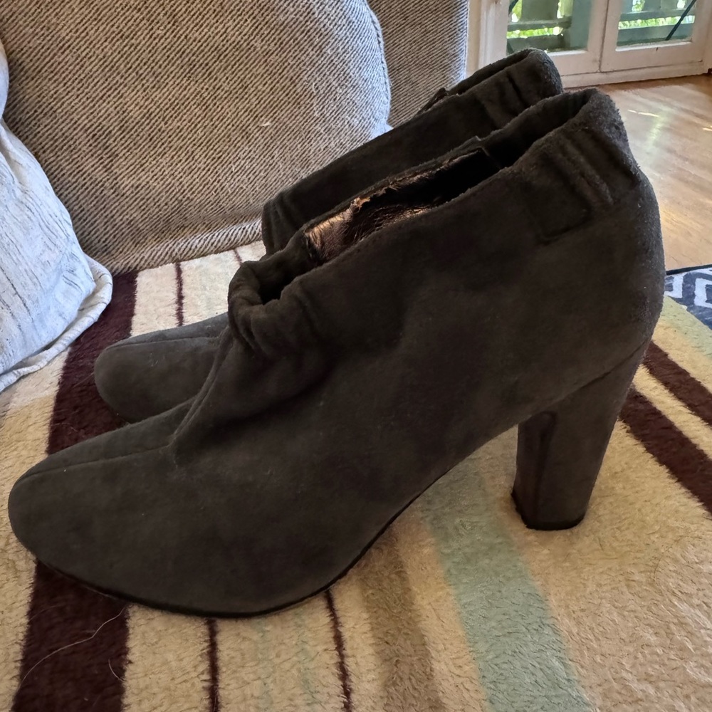 Sam Edelman suede black booties